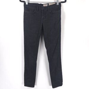 ALL SAINTS SPITALFIELDS BRODIE LOW RISE CROPPED SKINNY‎ Jeans Zip Hem Size W28